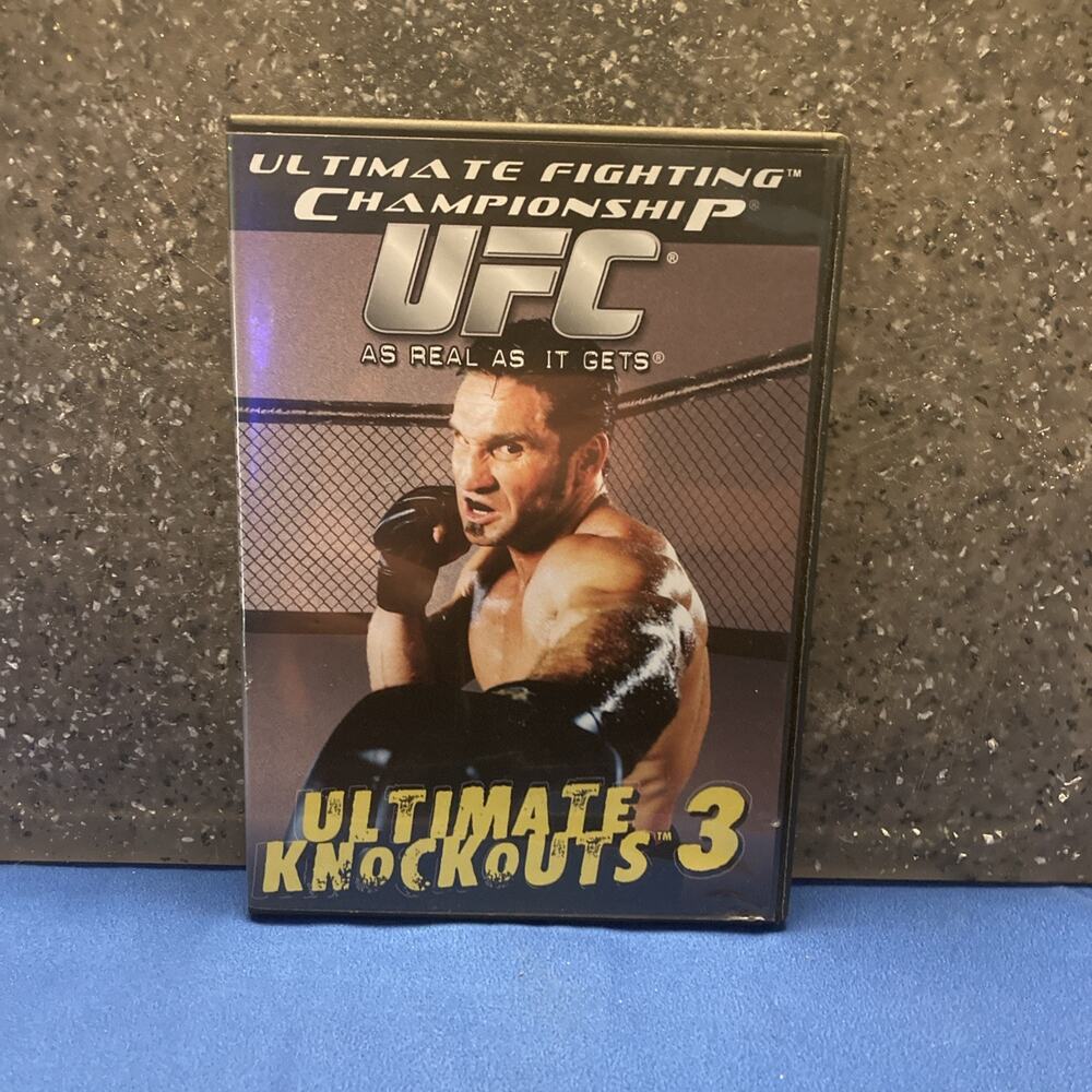 UFC as Real As It Gets Ultimate Knockouts 3 DVD Used With Insert
